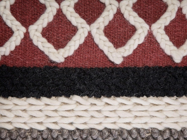 Pouf bunt 42x48 cm SAGAR Bild 7