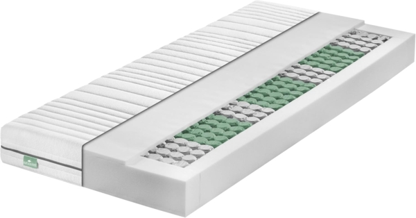 Matratzenheld Relax Matratze | Made in Germany | Orthopädische 7-Zonen Taschenfederkernmatratze | produziert in Deutschland | Härtegrad 2 (H2) 0-80 kg | Höhe 18cm | 90x200 cm