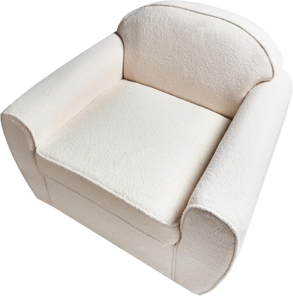 Sessel ELLEDE Bouclé Hellbeige Bild 6