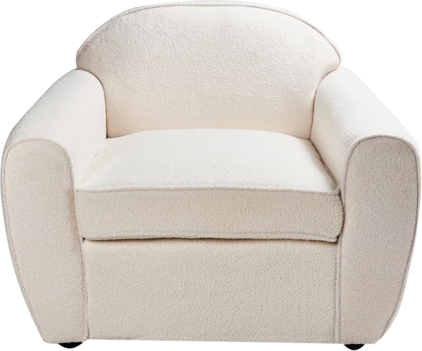 Sessel ELLEDE Bouclé Hellbeige Bild 5