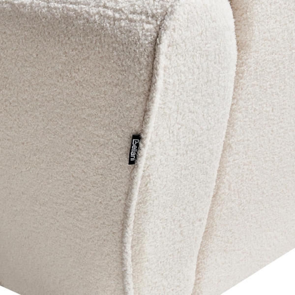 Sessel ELLEDE Bouclé Hellbeige Bild 8