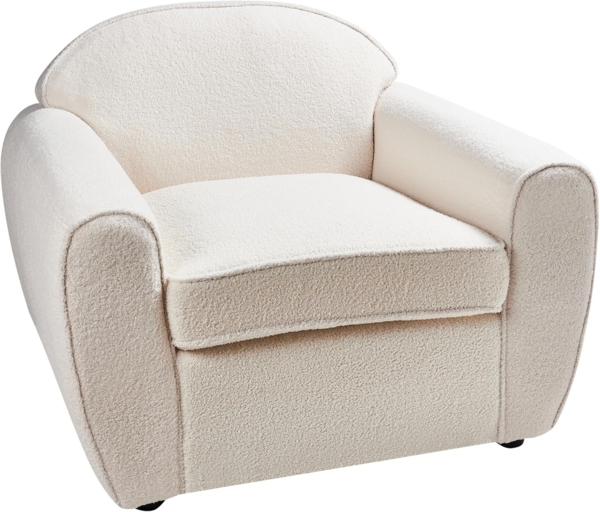 Sessel ELLEDE Bouclé Hellbeige Bild 4