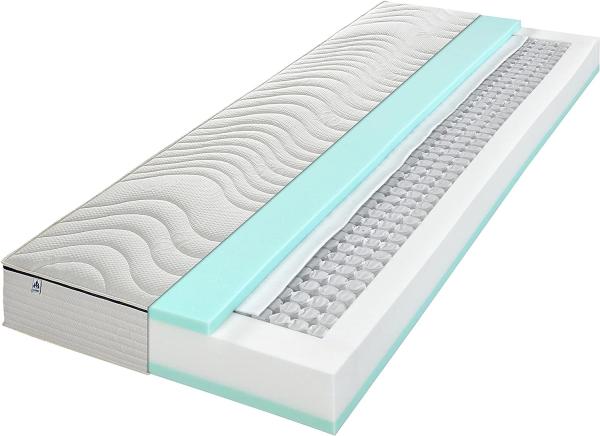 Badenia Bettcomfort Irisette Rügen 7-Zonen Tonnentaschenfederkernmatratze, Härtegrad 4, 100x200 cm Bild 2