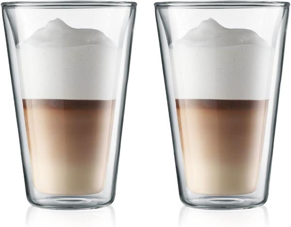 Bodum Canteen 2 Stk. Glas Doppelwandig 0,4 L 2er Set