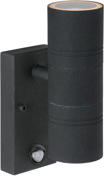 Lucide Außen-Wandleuchte up/down schwarz mit Bewegungsmelder Lucide ARNE-LED 14866/10/30