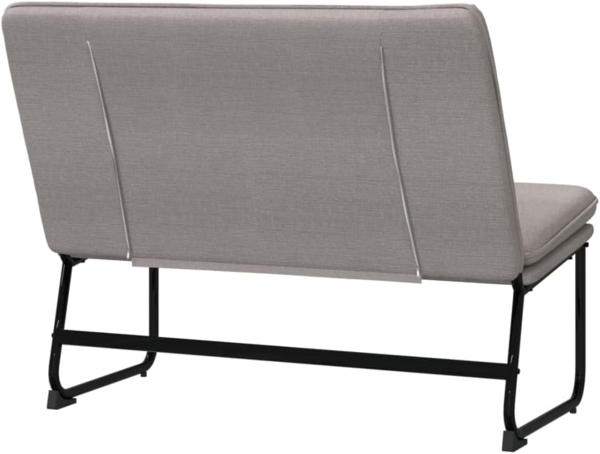 vidaXL Sitzbank Taupe 100x75x76 cm Stoff 351326 Bild 5