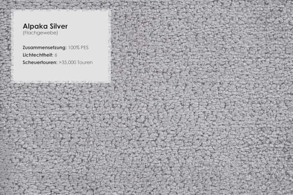 CAVADORE 3er-Sofa Blue, 3-Sitzer Couch im modernen Design mit motorischer TV-Funktion inkl. klapptisch, USB-Anschluss, Kopfteilverstellung, mattschwarzen Metallfüßen, Flachgewebe, Mittelgrau Bild 10