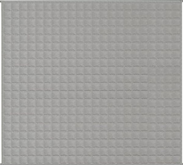 vidaXL Gewichtsdecke Stoff, 1 x Gewichtsdecke, Hellgrau, 200x230 cm, Baumwolle, 13 kg Bild 6