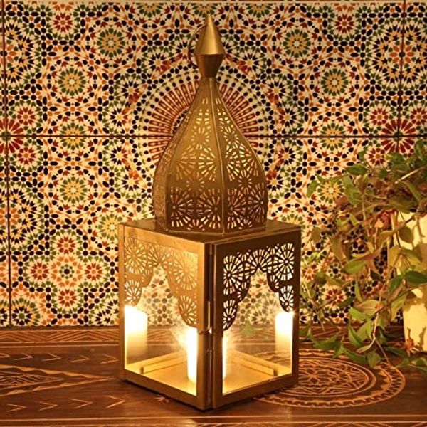 Orientalisches Windlicht Modena Gold M