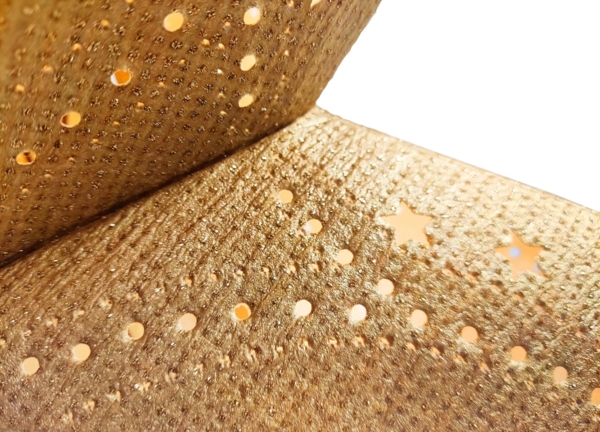 BRUBAKER LED Stern 3D Weihnachtsstern zum Aufhängen - LED Papierstern mit Timer, Batteriebetrieben und Beleuchtet, LED fest integriert, Warmweiß, 60 cm Adventsstern mit modernem Muster - Leuchtstern Deko Weihnachten Bild 5