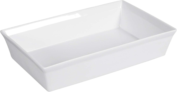 ASA Selection 250°C Gratinform, Auflaufform, Ofenform, Porzellan, Weiß, 2. 5 L, 52043017