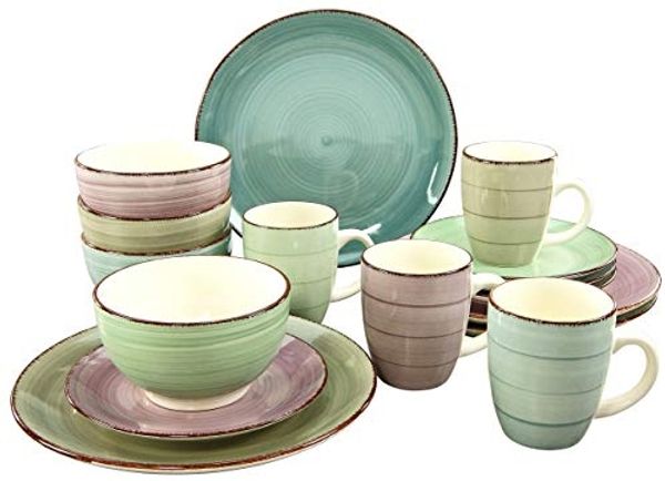 CreaTable 20339 Kombiservice BELLA CASA 16 tlg. aus Steingut
