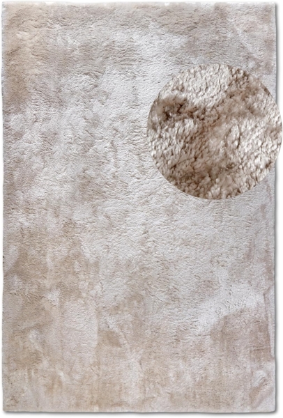 ELLE DECORATION Hochflor-Teppich Calida, rechteckig, Höhe: 28 mm, Langflor, Shaggy, einfarbig, flauschig, weich, glänzend, modern, uni Bild 2