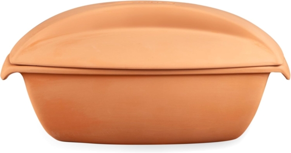 RÖMERTOPF Schmortopf Römertopf Großer Bräter SWING, 6 Personen - Terrakotta