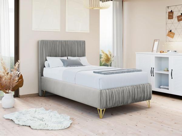Mirjan24 Boxspringbett Lux I , grau, 80x200 cm Bild 2