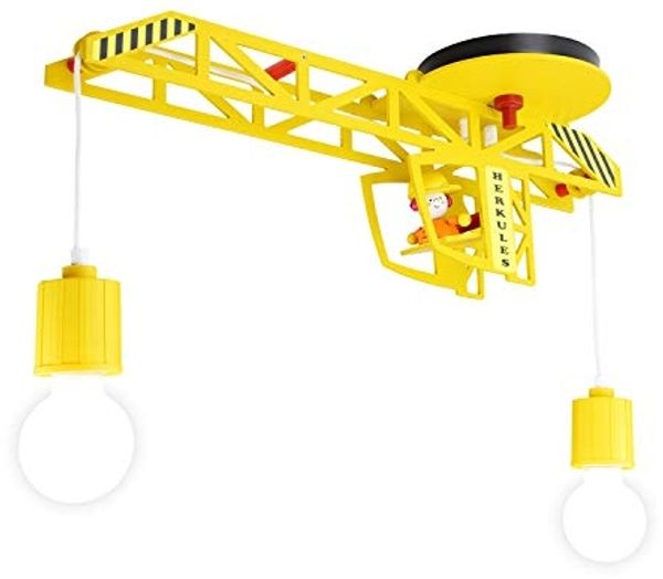 Deckenlampe Kran gelb