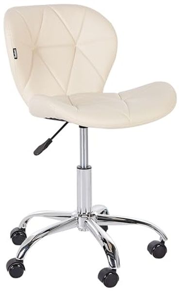 Beliani Bürostuhl Beige VALETTA, 76x39x48 cm
