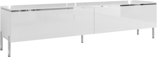 Lookway TV-Schrank AURORA SILVER auf Beinen und LED Beluchtung Breite: 180 cm Bild 7