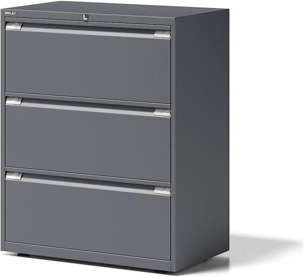 Hängeregistraturschrank Essentials, 3 Hängeregistratur à H 304 mm, Farbe anthrazitgrau