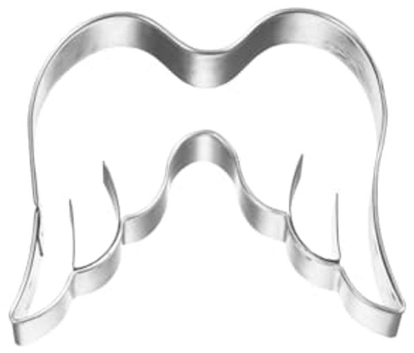 Ausstecher Feenflügel 7,5 cm Edelstahl [PG blau]