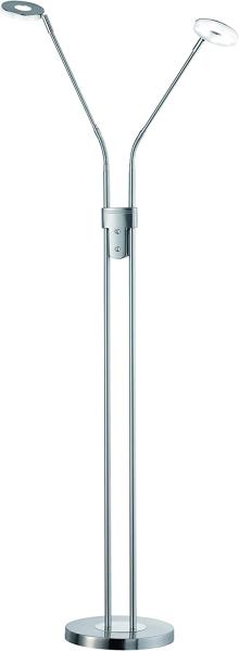 Fischer & Honsel 40108 Stehleuchte Dent nickel matt 150 cm stufenlos dimmbar