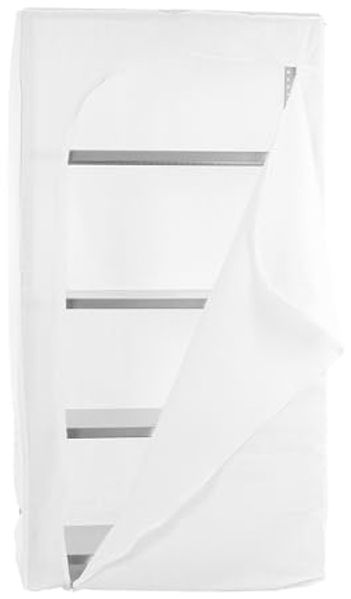 SimonRack Schutzhülle für Regale, 180 x 90 x 30 cm, Reißverschluss, Weiss