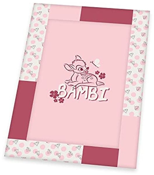 Klaus Herding GmbH Herding Disney's Bambi Krabbeldecke, 100x135 cm, Außenmaterial: 100% Baumwolle, Füllung: 100% Polyester