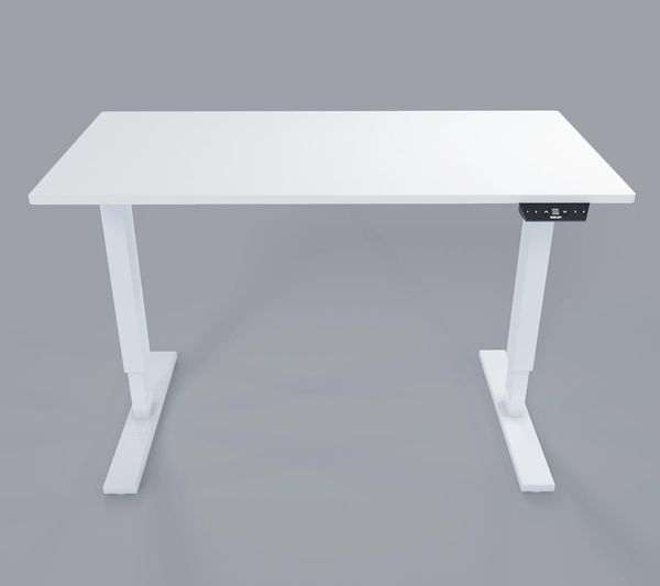 Bisley Home Tisch, Metall, Gestell 396 weiß Platte 005 weiß, Medium
