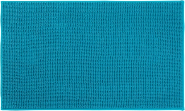 Gözze Badematte Chenille, Höhe 15 mm, rutschhemmend beschichtet, fußbodenheizungsgeeignet, Polyester, rechteckig, Badteppich, Uni Farben, besonders weich durch Microfaser, waschbar