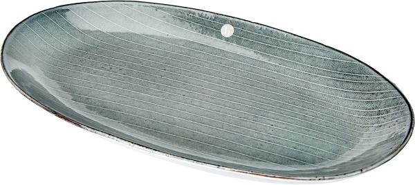 Broste Copenhagen NORDIC SEA Platte oval L 17 x 30 cm