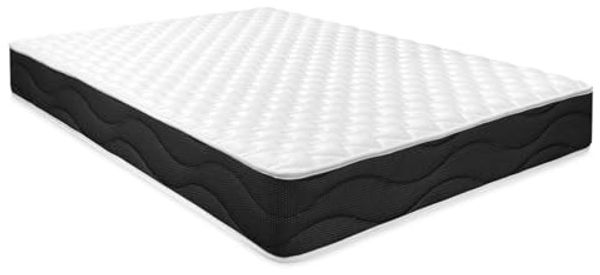 Homey Viskoelastische Matratze Sleep Pro wendbar (Winter-Sommer), Härtegrad mittel bis hoch, Dicke 20 cm, milbendicht, antibakteriell und hypoallergen, 90x180 cm