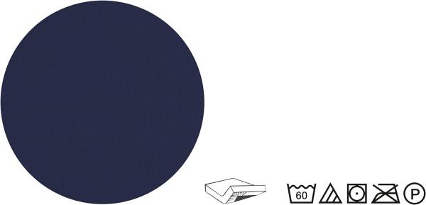 biberna Frottee-Stretch-Spannbetttuch 0012344, marine, 1x 180x200 cm - 200x200 cm Bild 6