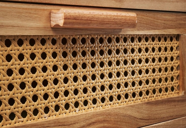 Kobolo Regal Kommode mit 5 Schubladen, 40x35x99cm Bild 5