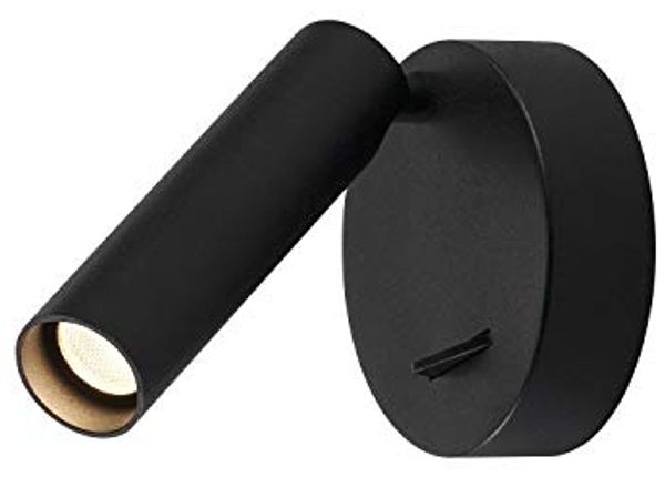 SLV No. 152340 KARPO 30 LED Wandleuchte schwarz 3000K mit Schalter