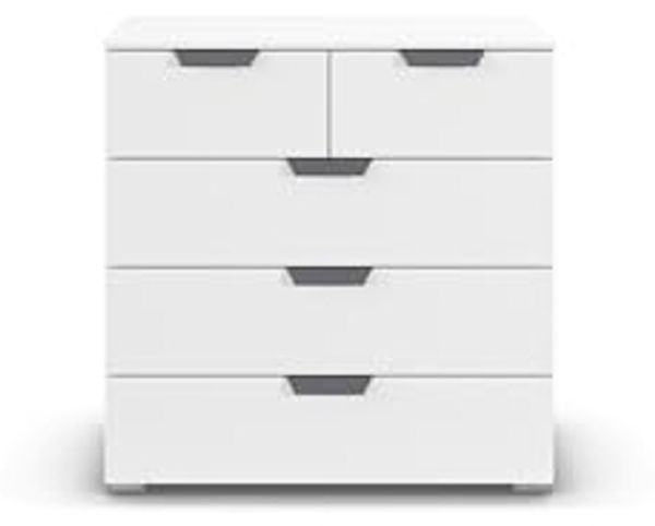 rauch Aditio Box, Kommode, 5 Schubladen, mit Softclose-Funktion, Farbe Weiß, BxHxT 80x81x42cm Bild 7
