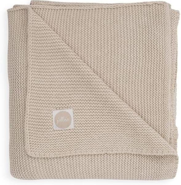 Jollein Basic Knit Babydecke Nougat 75 x 100 cm Beige