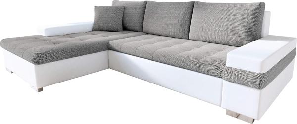 Ecksofa Bangkok Mini, Farbe: Soft 017 + Lawa 05