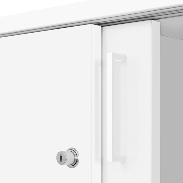 Schiebetürenschrank Sideboard NOVA 3OH 1. 640x1. 085 mm in Weiß Bild 8