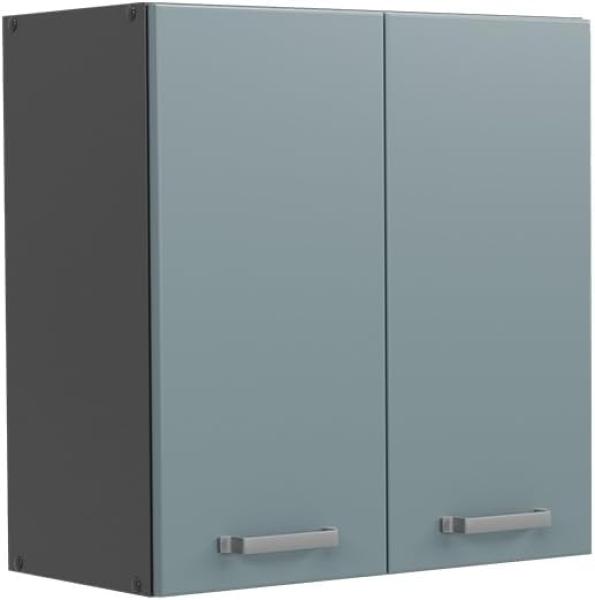 Vicco Hängeschrank R-Line, Blau-Grau/Anthrazit, 60 cm