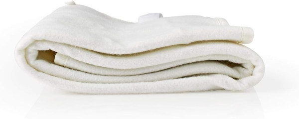 Elektrische Bettdecke | Unterdecke | 1 Person | 150x80 cm | 3 Wärmeeinstellungen | waschbar | Überhitzungsschutz | Polyester