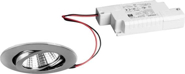 Brumberg Leuchten LED-Einbaustrahler 3000K chrom dimm. 39363023