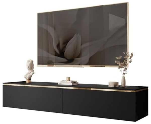 Lookway TV-Schrank AURORA Schwarz matt