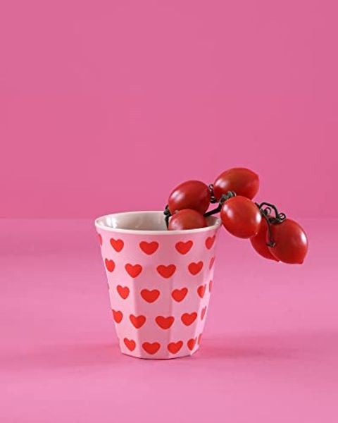 Rice Melamin Becher Sweet Hearts Print Herzenmuster Medium