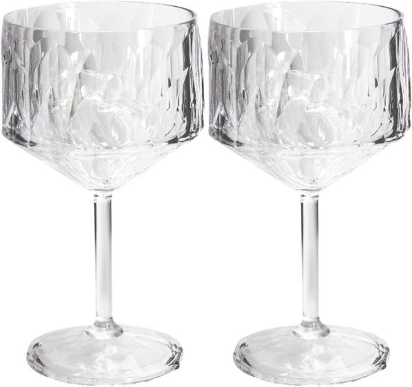 Koziol Superglas Club No. 15 2er Set, Longdrinkbecher, Kunststoff, Crystal Clear, 400 ml, 4480535