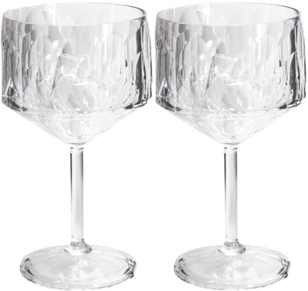 Koziol Superglas Club No. 15 2er Set, Longdrinkbecher, Kunststoff, Crystal Clear, 400 ml, 4480535
