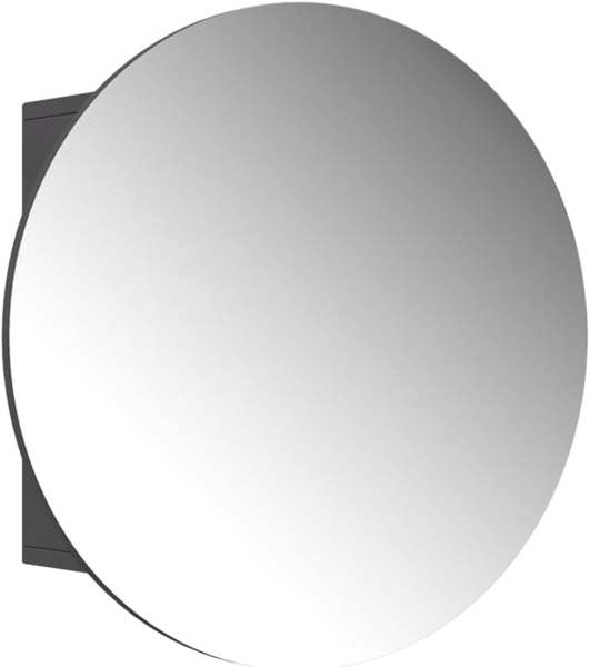 Badspiegelschrank Loki Anthrazit 60 x 60 cm mit 2 Fächern Vicco