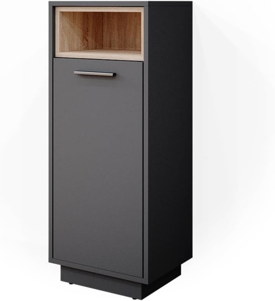 Vicco 'Beatrice' Midischrank, Spanplatte, 38 x 93 x 30 cm, Anthrazit