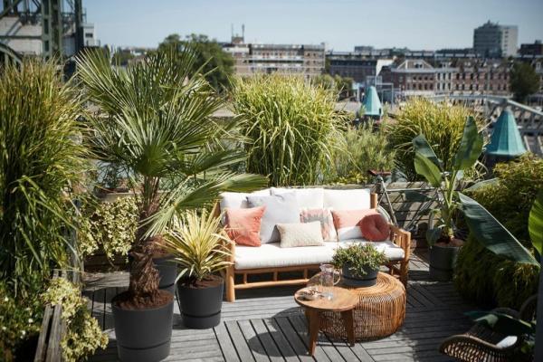 Elho Pflanztopf Greenville Ø 47 x 44 cm living schwarz Bild 8