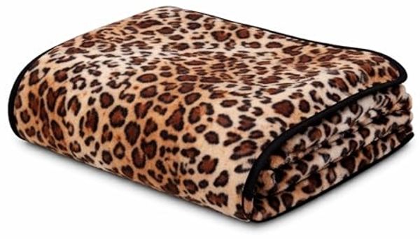 Wohndecke Deluxe, Biederlack, Modisches Leopardenmuster