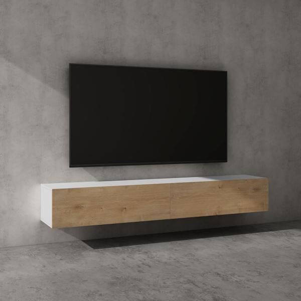 doporro Lowboard TV Schrank Wohnzimmer Fernsehtisch TV-Tisch Modern TV-Lowboard F02